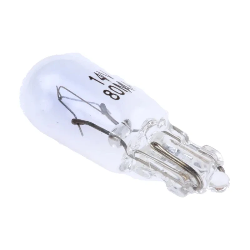 RS PRO Indicator Light Clear Incandescent Lamp 14V 200mA 6.7mm Diameter 21.5mm Length 655-9637
