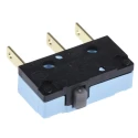Crouzet Plunger Micro Switch, Solder Terminal, 5A, 250 V ac, SPDT 83170405