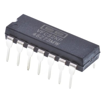 Texas Instruments Voltage-to-Frequency Converter 100 kHz ±0.05 %FSR, 14-Pin PDIP VFC32KP