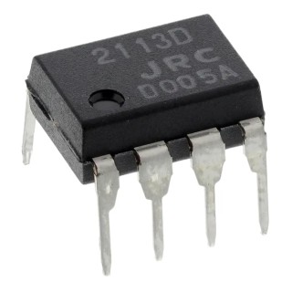 Nisshinbo Micro Devices Operational Amplifier 8-Pin PDIP, 0.25W Output Power NJM2113D