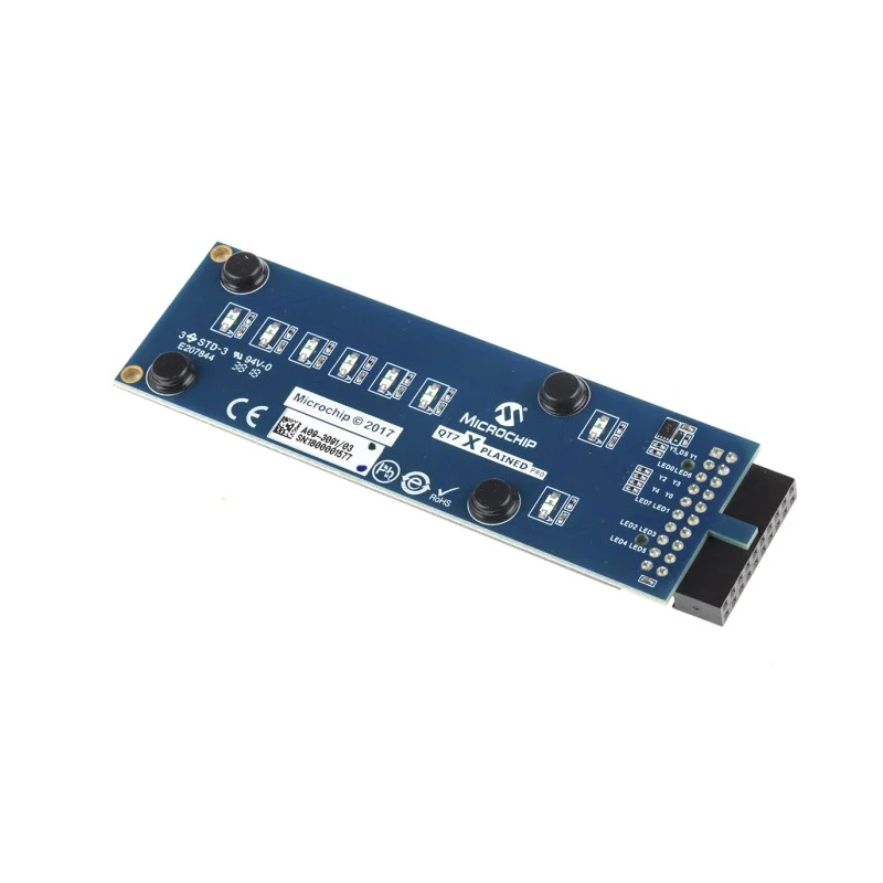 Microchip QT7 Xplained Pro Extension Kit Add On Board for Xplained Pro MCU Board ATQT7-XPRO