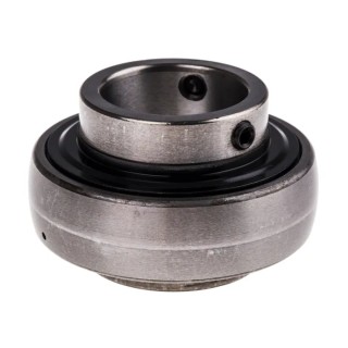 SKF Bearing Insert with 35 mm Inside Diameter, 72 mm Outside Diameter, Nitrile Rubber Material, 25.5 kN Dynamic YAR 207-2F