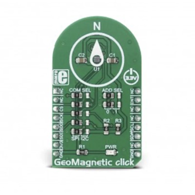 MikroElektronika GeoMagnetic Click MikroBus Click Board for BMM150 MIKROE-2935