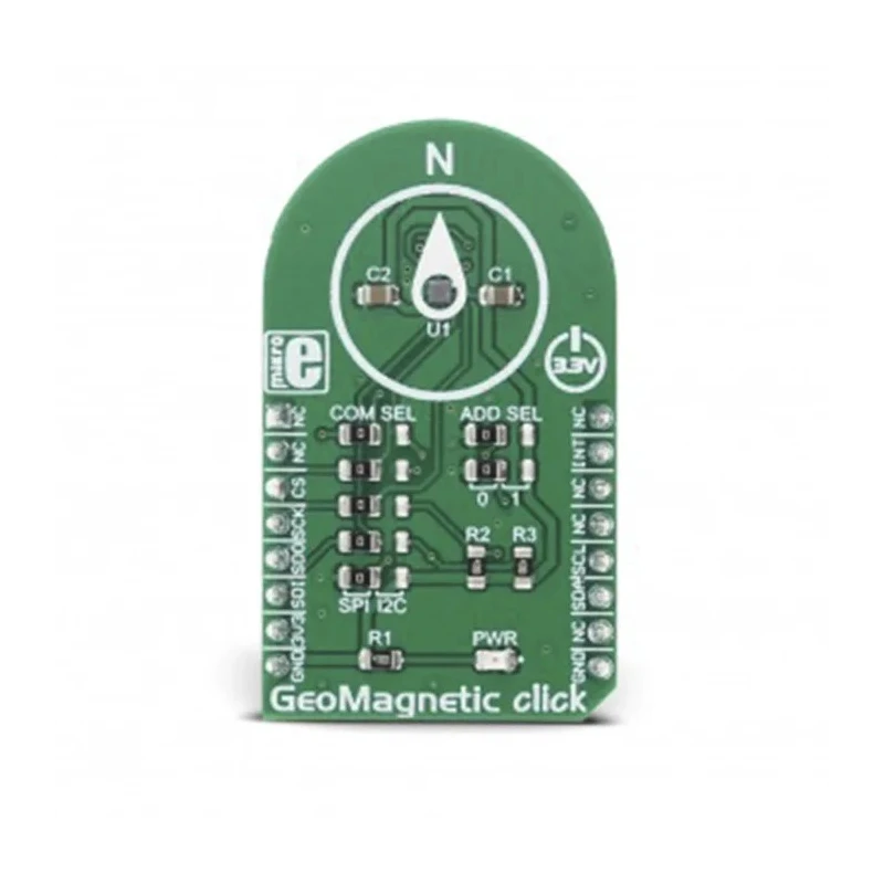 MikroElektronika GeoMagnetic Click MikroBus Click Board for BMM150 MIKROE-2935