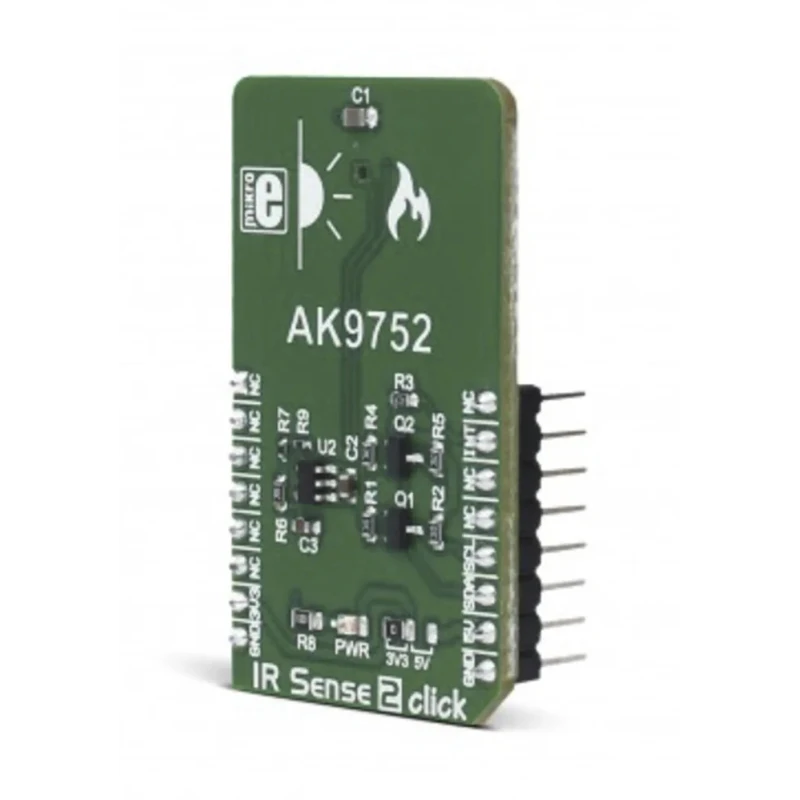 MikroElektronika Sensor Development Tool with AK9752 Infrared Sensor, 3.3V/5V, Low Power 