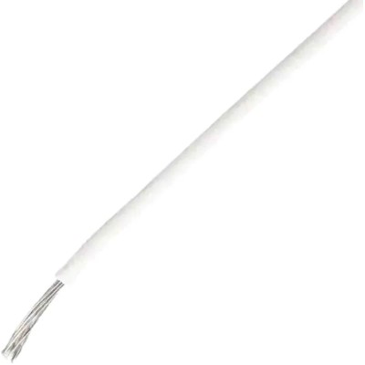 TE Connectivity SPEC 55 Series White Harsh Environment Wire 19 x 29 AWG Ethylene Tetrafluoroethylene 100 m 55A0111-16-9