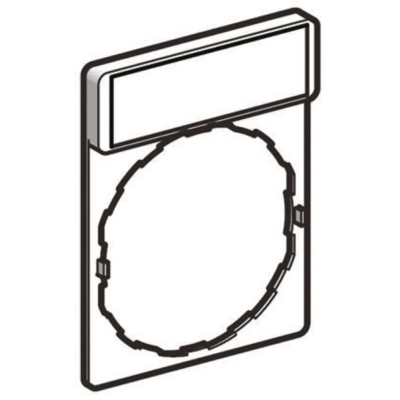 Schneider Electric Legend Holder Accessory for Use with XB4 Series Harmony ZBY2135