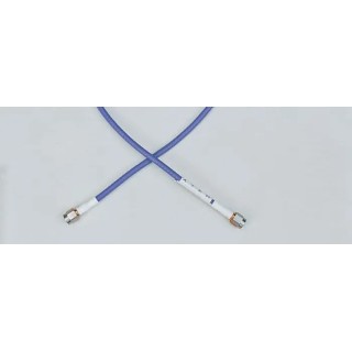 Atem SMA Series Terminated Coaxial Cable 250 mm Length 50 Ω Characteristic Impedance 1000V Voltage Blue Jacket RG402