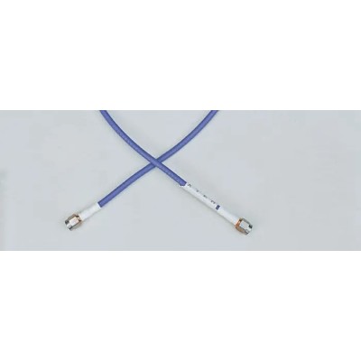 Atem SMA Series Terminated Coaxial Cable 250 mm Length 50 Ω Characteristic Impedance 1000V Voltage Blue Jacket RG402