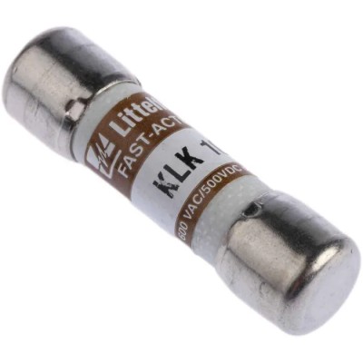 Littelfuse 10A F Melamine Cartridge Fuse 10 x 38 mm KLK Series 600V AC 0KLK010.T