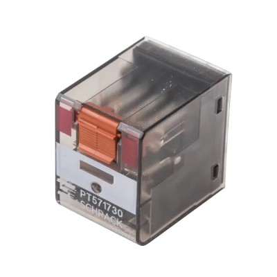 TE Connectivity Power Relay 230V AC Coil, 6A Switching Current, 4PDT, PCB Mount PT571730 9-1419111-8