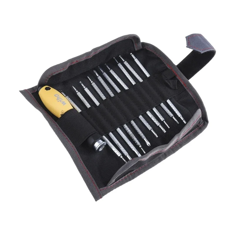 Wiha Interchangeable Standard Screwdriver Set, Hexagon Phillips Slotted Torx Tip, 11-Piece ESD Safe 31499