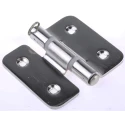 Pinet Electrolytic Polish Stainless Steel Butt Hinge, Fixed Pin, Screw Fixing, 82mm x 92mm x 3mm 348-7270