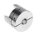 Ruland Aluminium Clamp Jaw Coupler 57.2 mm OD, 80 mm Length, Zero Backlash MJC57-16-A