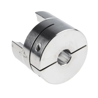 Ruland Aluminium Clamp Jaw Coupler 57.2 mm OD, 80 mm Length, Zero Backlash MJC57-16-A