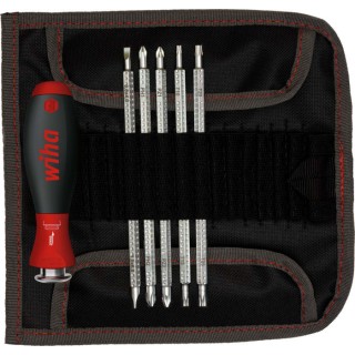 Wiha Hexagon, Phillips, Slotted Standard Screwdriver Set, 6-Piece ESD Safe 32298