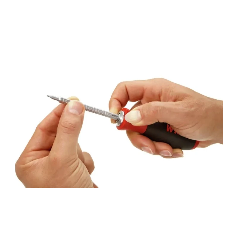Wiha Hexagon, Phillips, Slotted Standard Screwdriver Set, 6-Piece ESD Safe 32298