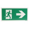 RS PRO Plastic Non-Illuminated Emergency Exit Sign 300mm x 150mm 370-1526