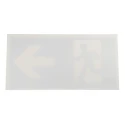 RS PRO Plastic Non-Illuminated Emergency Exit Sign 300mm x 150mm 370-1526
