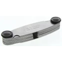 MikronTec Radius Gauge Metric 15 Blades 15.5 mm to 25 mm 304-9165