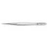 Bernstein 120mm Nickel Plated Steel Narrow, Serrated ESD Safe Tweezer 5-121