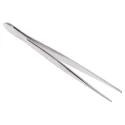 Bernstein 120mm Nickel Plated Steel Narrow, Serrated ESD Safe Tweezer 5-121