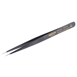 Bernstein 140mm Stainless Steel Long ESD Safe Tweezer 5-073-13