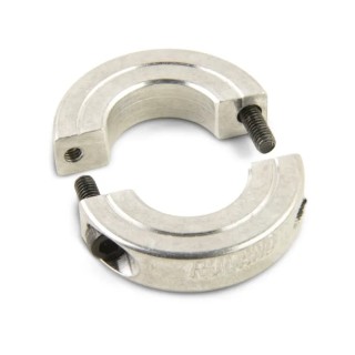 Ruland Two Piece Aluminium Shaft Collar Clamp Screw, 15mm Bore, 30mm OD, 8mm Width ENSP30-15MM-A