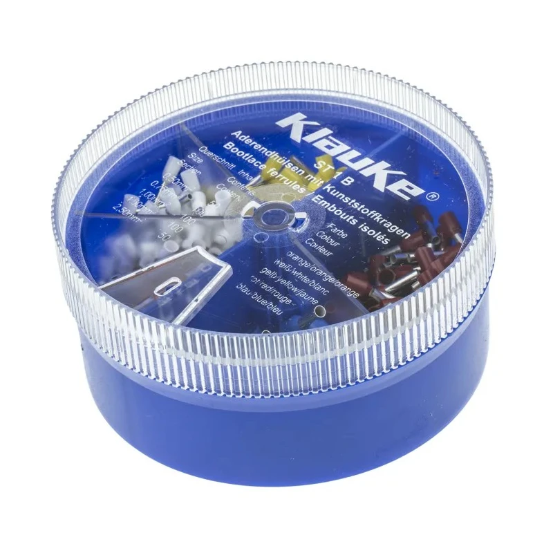 Klauke Bootlace Ferrule Assorted Terminal Boxes Crimp Terminal Kit ST1B