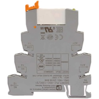 Phoenix Contact Electromechanical Interface Relay PLC-RSC-12DC/21, DIN Rail Mount, 12V DC Coil, SPDT, 6A Switching 2966906