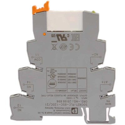 Phoenix Contact Electromechanical Interface Relay PLC-RSC-12DC/21, DIN Rail Mount, 12V DC Coil, SPDT, 6A Switching 2966906