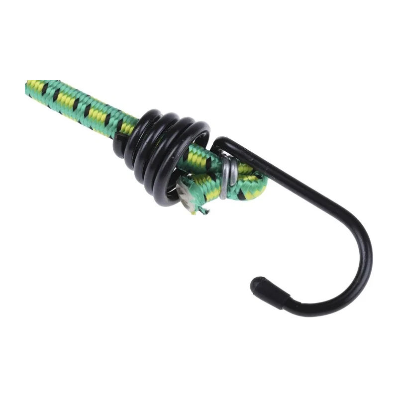 RS PRO 2 Hooks Bungee Cord, 609 mm Long, 8 mm Diameter 436-0586