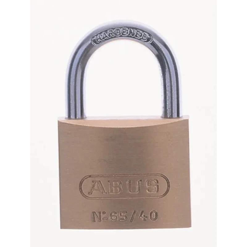 ABUS Keyed Steel, Brass Weatherproof Padlock 8 mm Shackle, 50 mm Body XR0060HB55K2