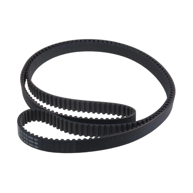 Contitech Synchrobelt HTD Timing Belt 8mm Pitch, 250 Teeth, 2m Length, 20mm Width, Rubber, Glass Cord 2000 8M 20
