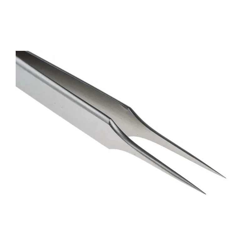 Lindstrom 110mm Stainless Steel Extra Fine ESD Safe Tweezer TL 4-SA-SL