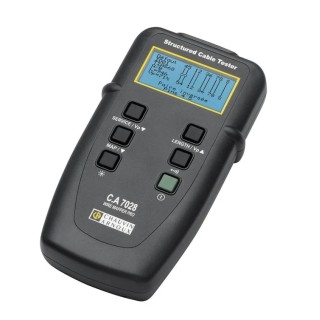 Chauvin Arnoux Network Cable Tester CA 7028 RJ45, Battery Powered, LCD Display CA 7028