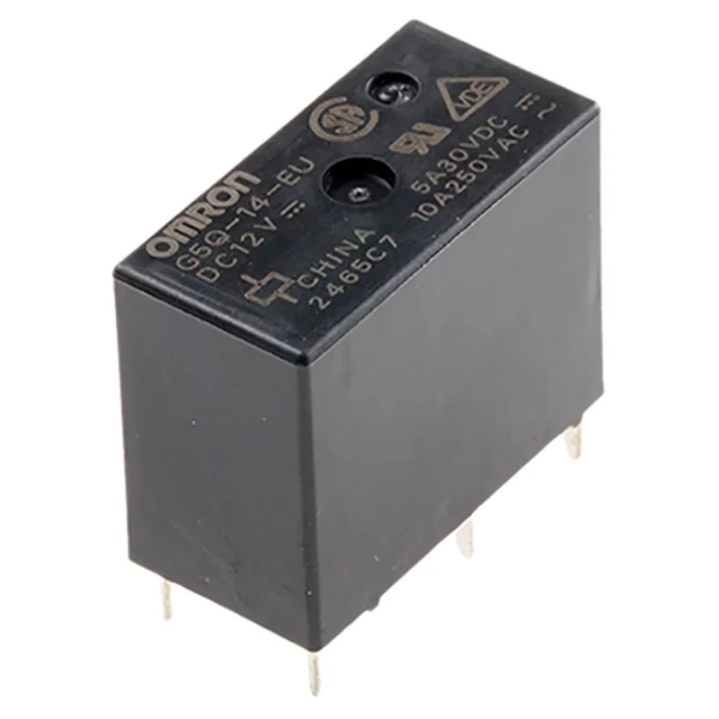 Omron Power Relay SPDT, 12V DC Coil Voltage, 10A Switching Current, PCB Mount G5Q-14-EU DC12 (TY)
