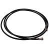 Radiall Coaxial Cable Assembly Male F Type to Male, 2 m Length, 75 Ω Impedance R284C0351067