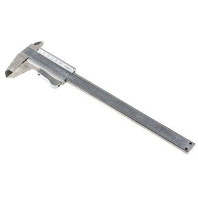 RS PRO Stainless Steel Vernier Caliper 150 mm 0.02 mm Resolution Analog Imperial and Metric Measurement 464-9952