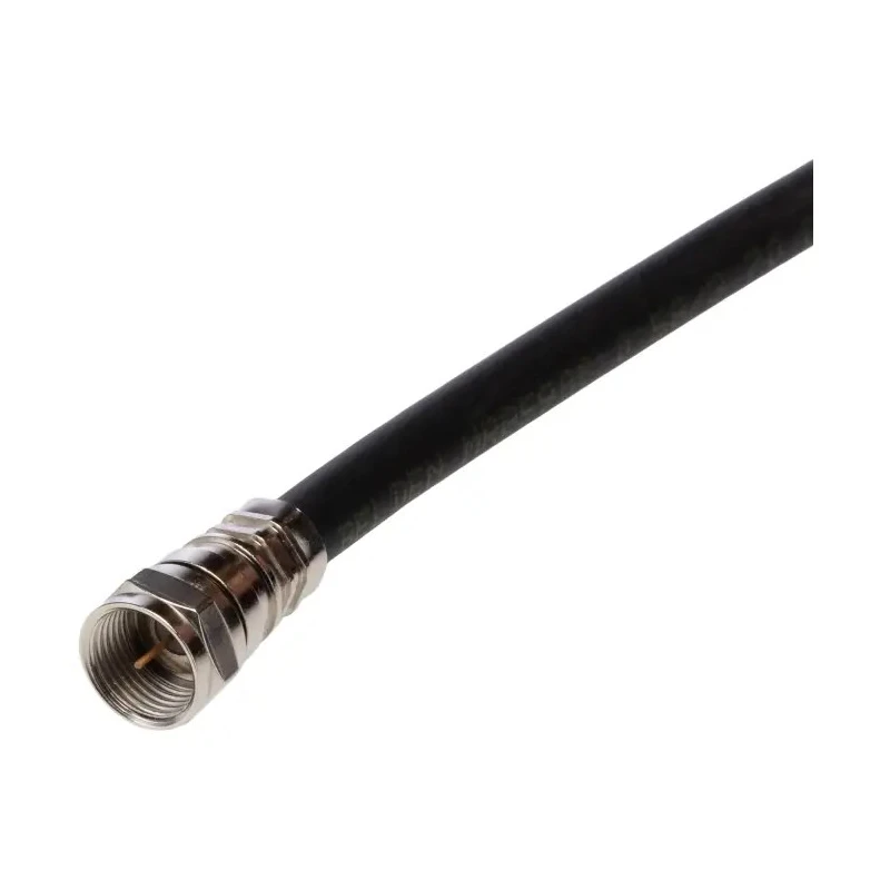 Radiall Coaxial Cable Assembly Male F Type to Male, 2 m Length, 75 Ω Impedance R284C0351067
