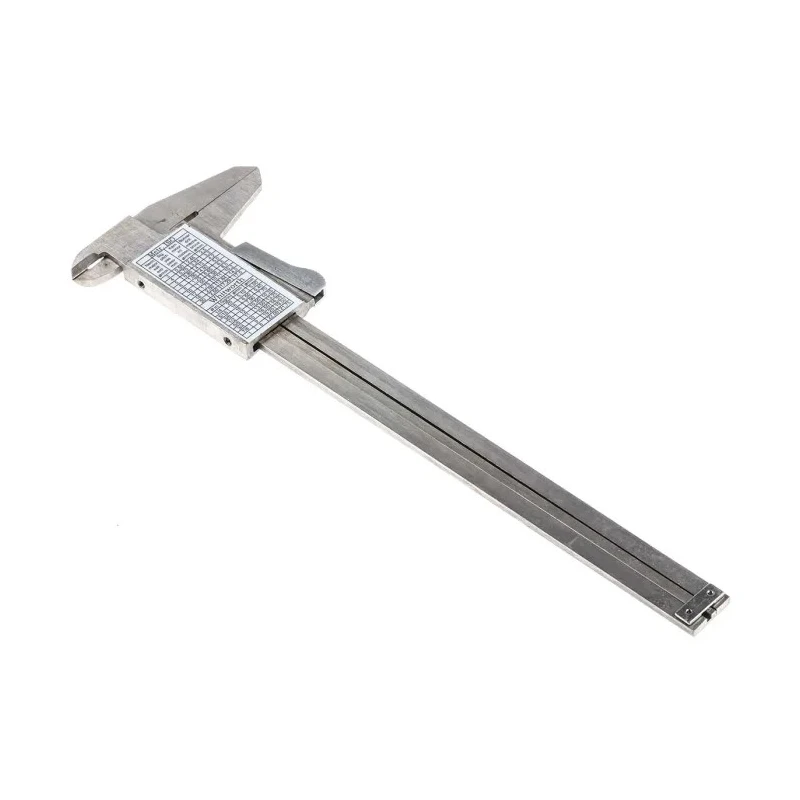 RS PRO Stainless Steel Vernier Caliper 150 mm 0.02 mm Resolution Analog Imperial and Metric Measurement 464-9952