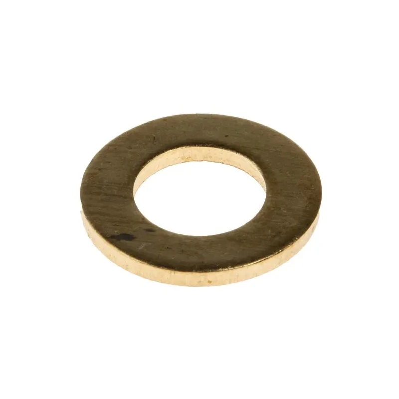 RS PRO Brass Plain Washers M8 Compatible Screw Bolt Size DIN 125A 16mm External Diameter, 8.4mm Inside Diameter 483-2637