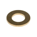RS PRO Brass Plain Washers M8 Compatible Screw Bolt Size DIN 125A 16mm External Diameter, 8.4mm Inside Diameter 483-2637