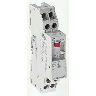 Dold DIN Rail Power Relay 230V AC Coil 16A Switching Current DPDT IK8701.12 AC50HZ 230V