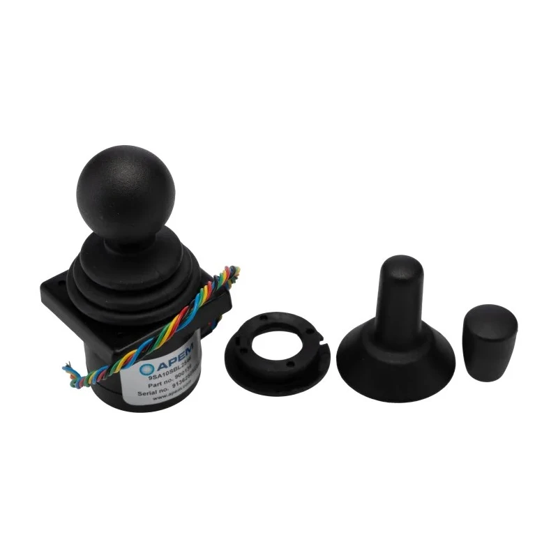 APEM 2-Axis Joystick Passive IP65 Rated with 240V AC Contact Voltage, Series 9000 Model 