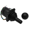 APEM 2-Axis Joystick Passive IP65 Rated with 240V AC Contact Voltage, Series 9000 Model 