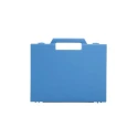 RS PRO Plastic Transit Case Blue Polypropylene External 226 mm x 45 mm x 265 mm Model 506-6673
