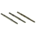 EVENTUS M3 Thread Tap Set, Metric ISO DIN 13 Standard, High-Speed Steel (HSS), Hand Tap, 3 Pieces, 40mm Length, DIN 10004