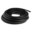 RS PRO Black Nitrile Rubber (NBR) D-Type Edge Protection, 20m Length, 11mm Width, 15mm Height 175-2572