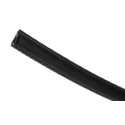 RS PRO Black Ethylene Propylene Diene Monomer Edging Strip, 20m, D-Type Insert, 11.2mm Width, 10mm Height 175-2575